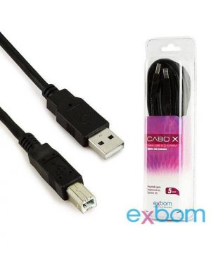 CABO USB 2.0 PARA IMPRESSORA 2M EXBOM